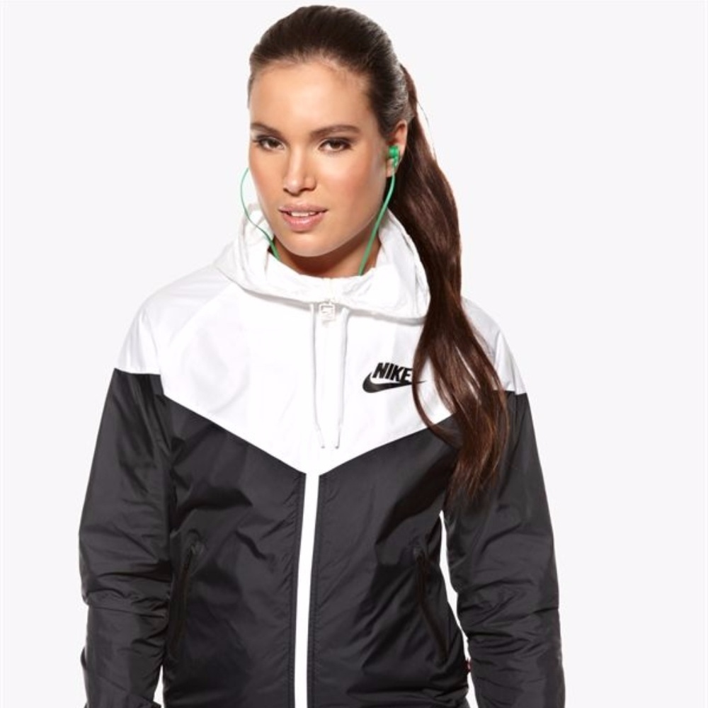 Black and White Nike Windbreaker
